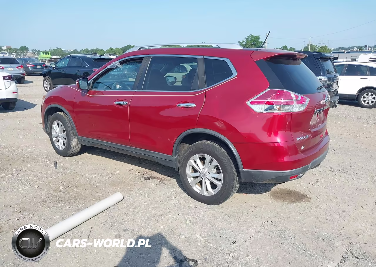 2016 Nissan Rogue Sv VIN:KNMAT2MV8GP676064 - 3