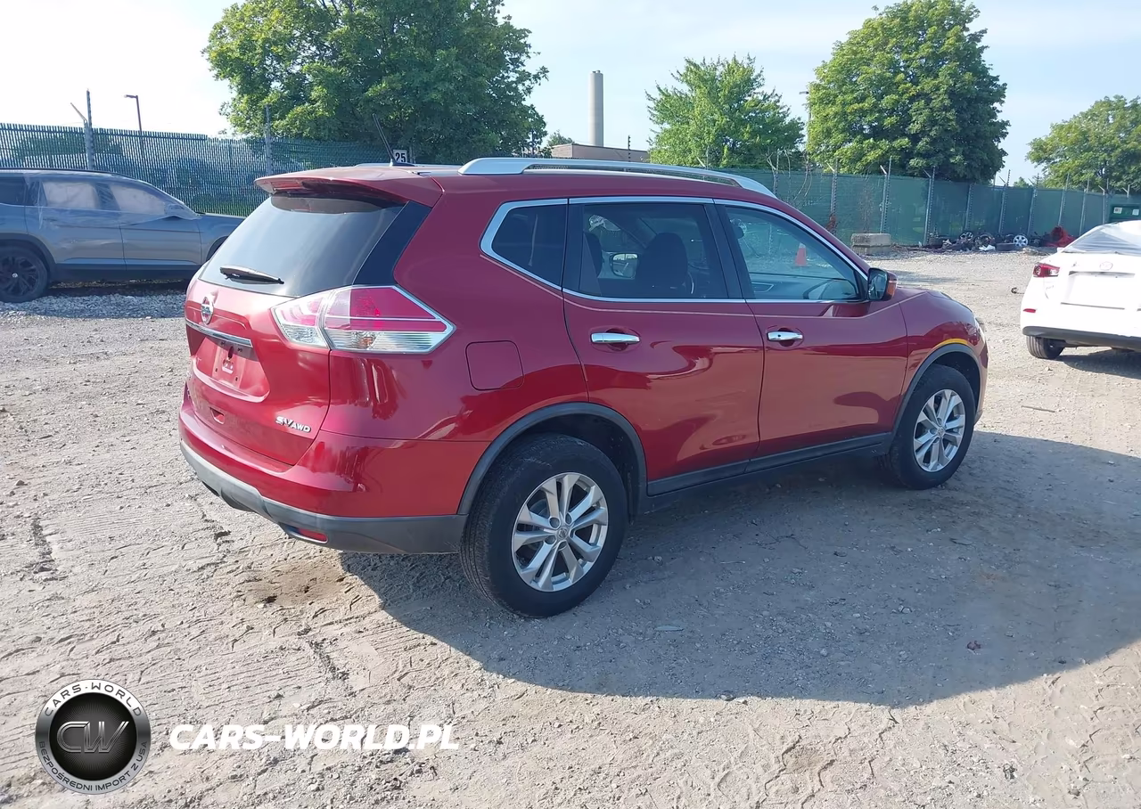 2016 Nissan Rogue Sv VIN:KNMAT2MV8GP676064 - 4