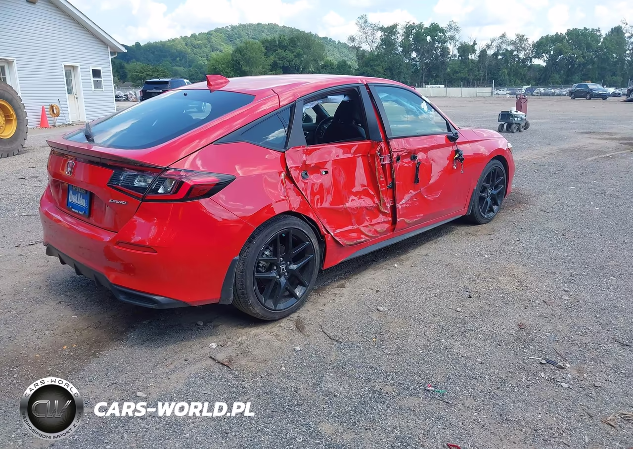 2025 Honda Civic Sedan Sport VIN:19XFL2H8XSE020581 - 4