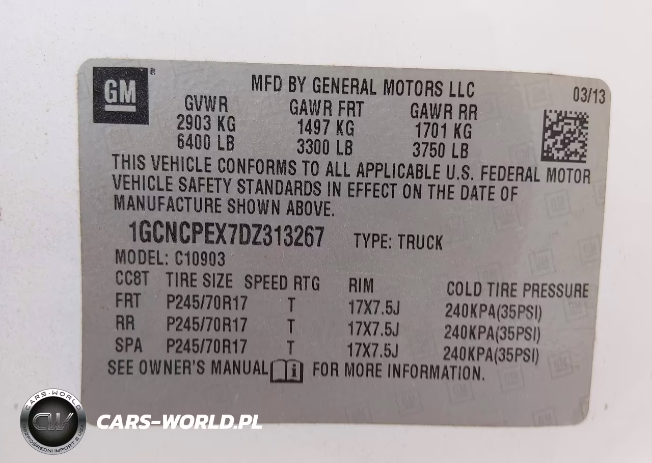 2013 Chevrolet Silverado 1500 Work Truck VIN:1GCNCPEX7DZ313267 - 9