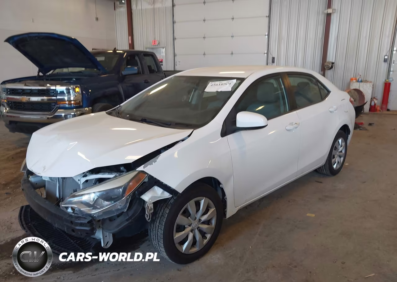 2016 Toyota Corolla Le VIN:5YFBURHE0GP472250 - 2