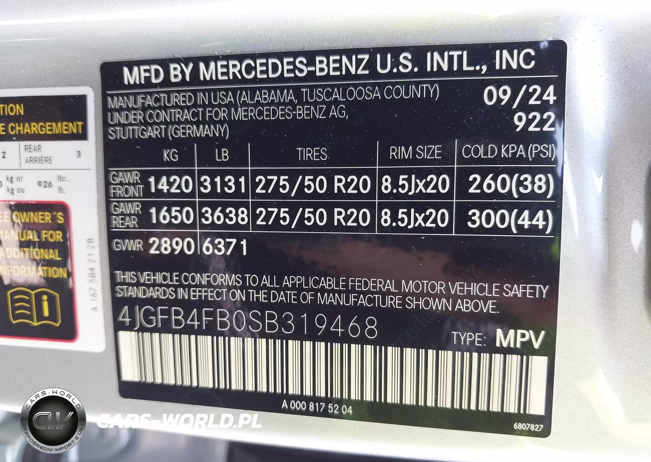 2025 Mercedes-Benz Gle 350 4Matic VIN:4JGFB4FB0SB319468 - 9