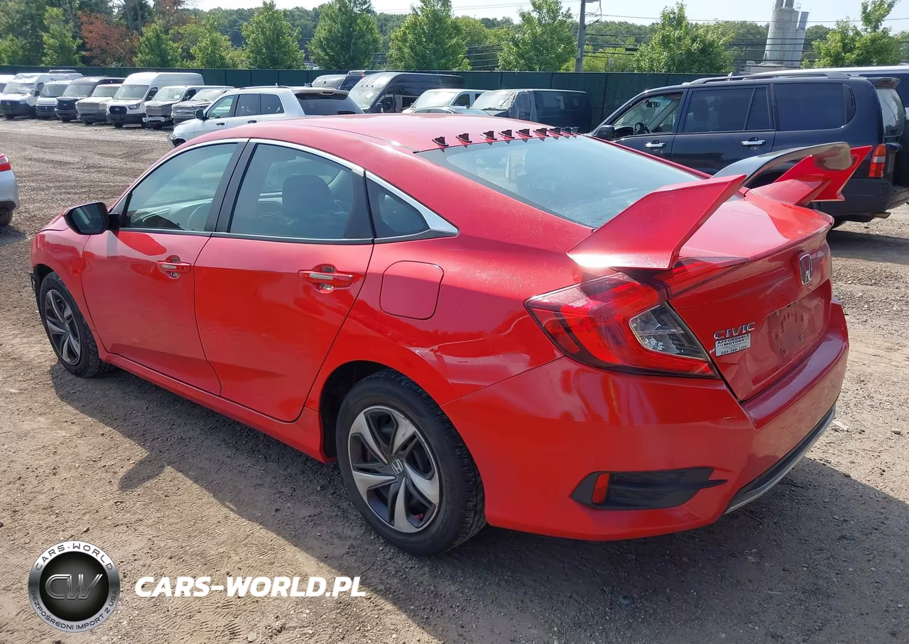 2020 Honda Civic Lx VIN:2HGFC2F69LH592928 - 3