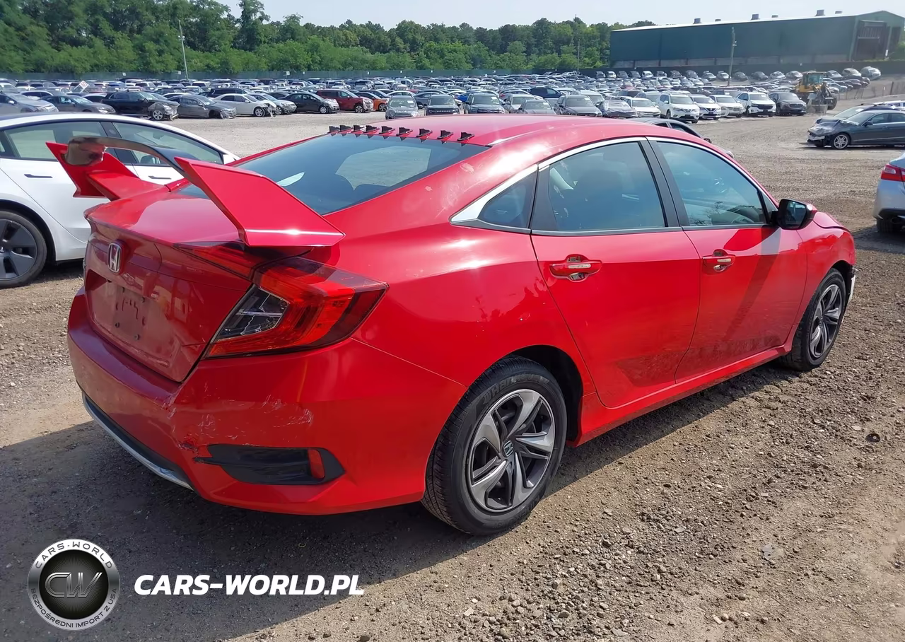 2020 Honda Civic Lx VIN:2HGFC2F69LH592928 - 4