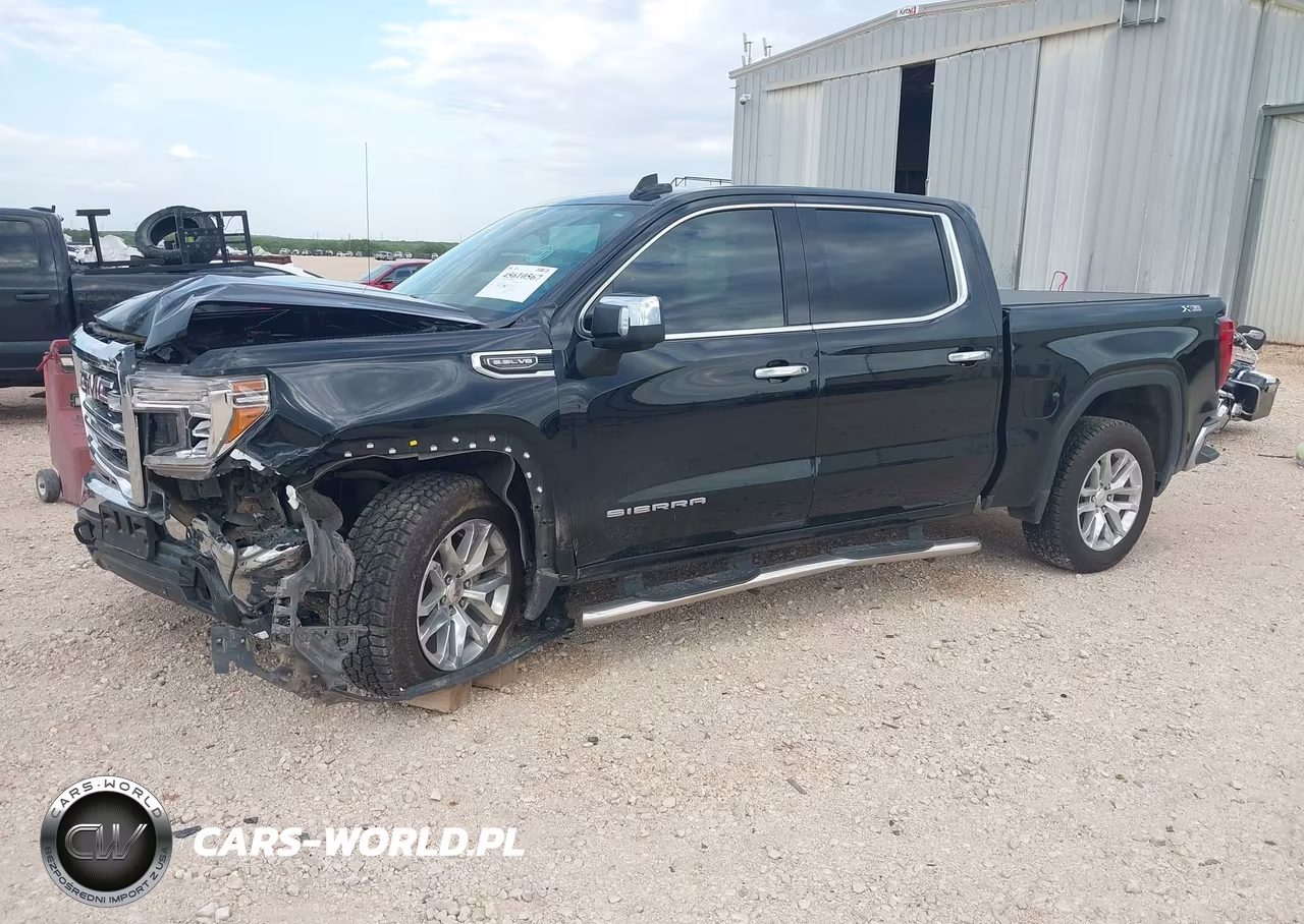 2021 GMC Sierra 1500 4Wd Short Box Slt VIN:3GTU9DED8MG444870 - 2