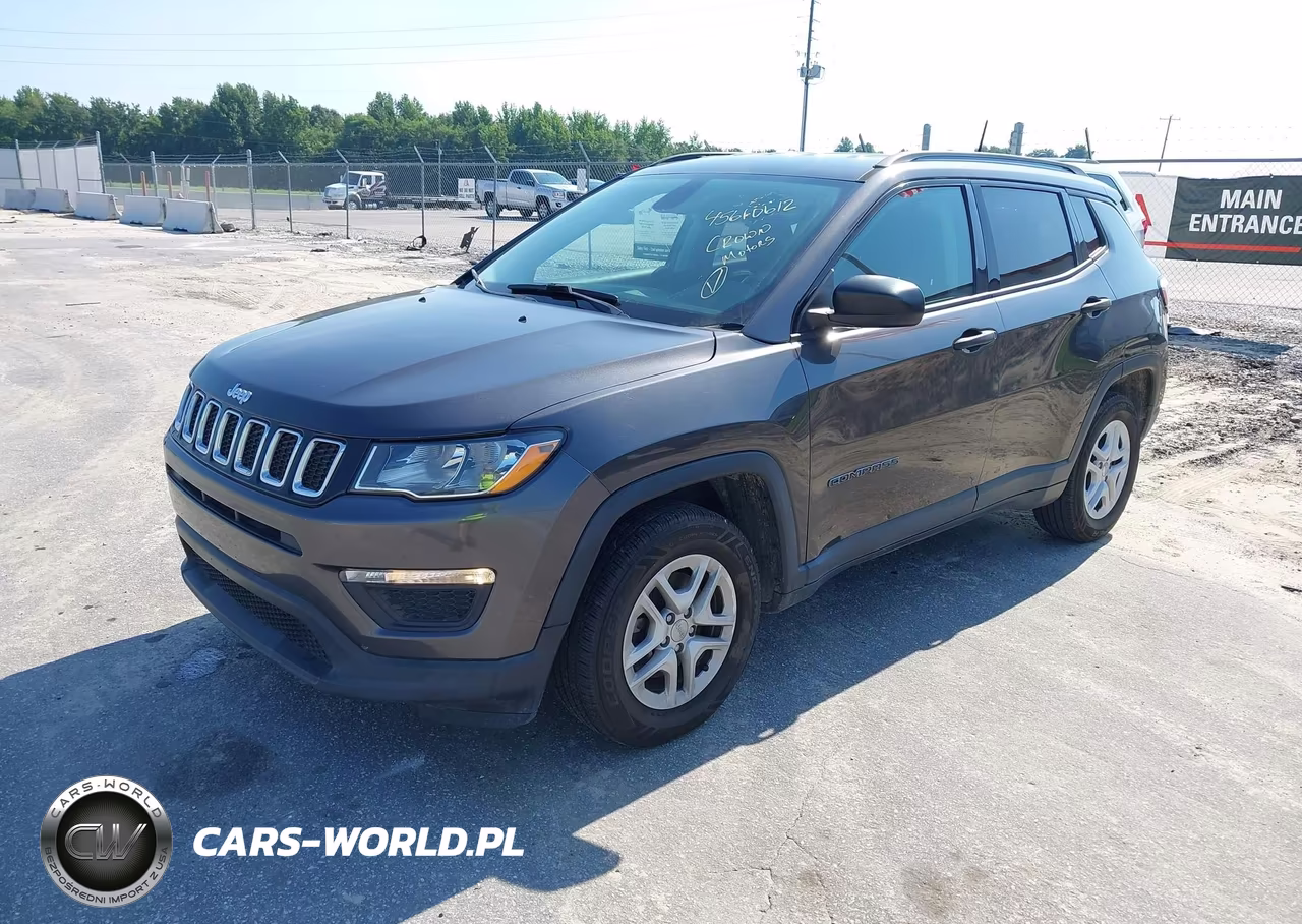 2018 Jeep Compass Sport Fwd VIN:3C4NJCABXJT271687 - 2