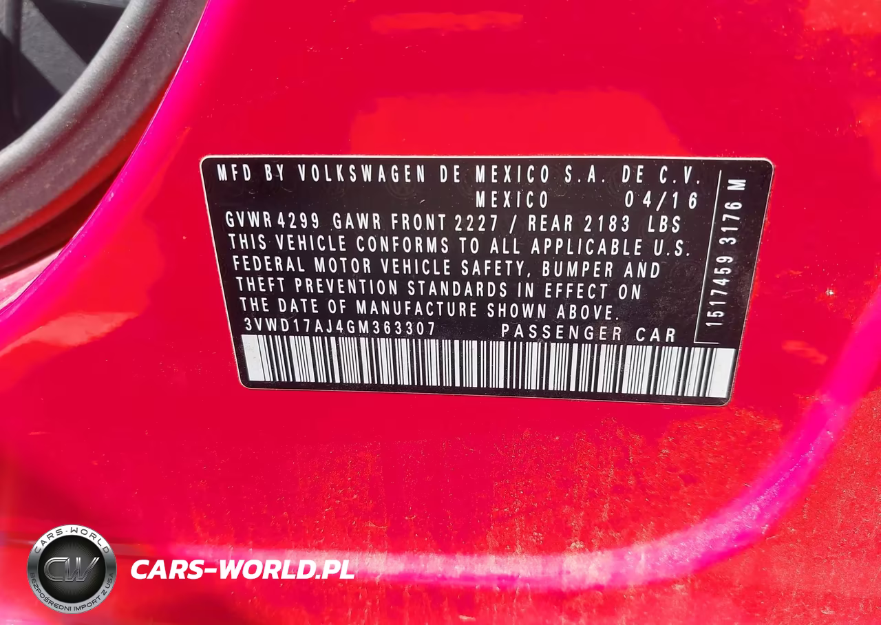 2016 Volkswagen Jetta 1.8T Sport VIN:3VWD17AJ4GM363307 - 9