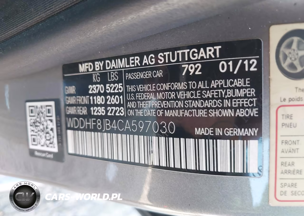 2012 Mercedes-Benz E 350 4Matic VIN:WDDHF8JB4CA597030 - 9