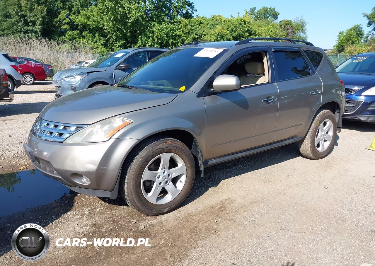 2004 Nissan Murano Sl VIN:JN8AZ08W74W341387 - 2