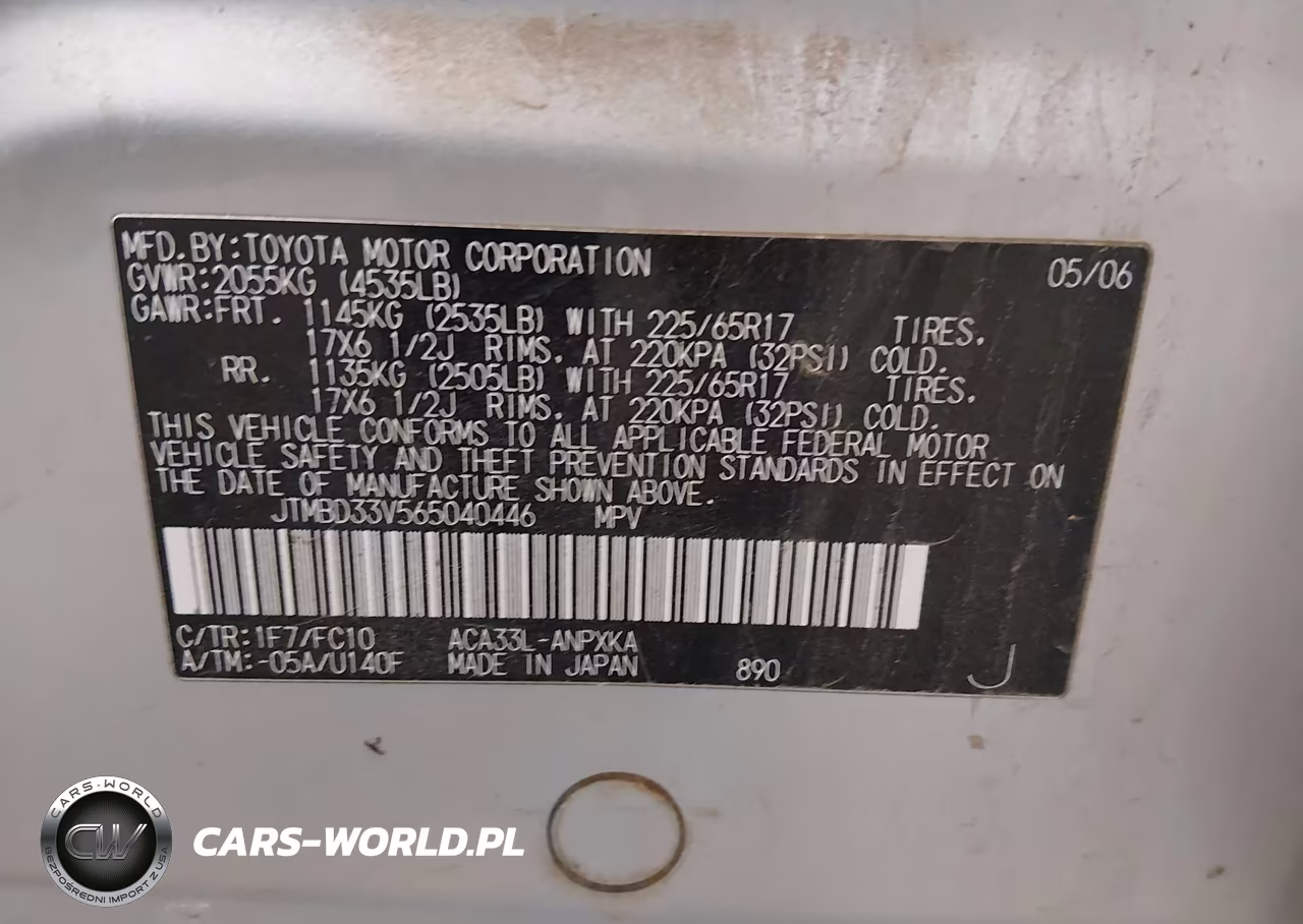 2006 Toyota Rav4 VIN:JTMBD33V565040446 - 9