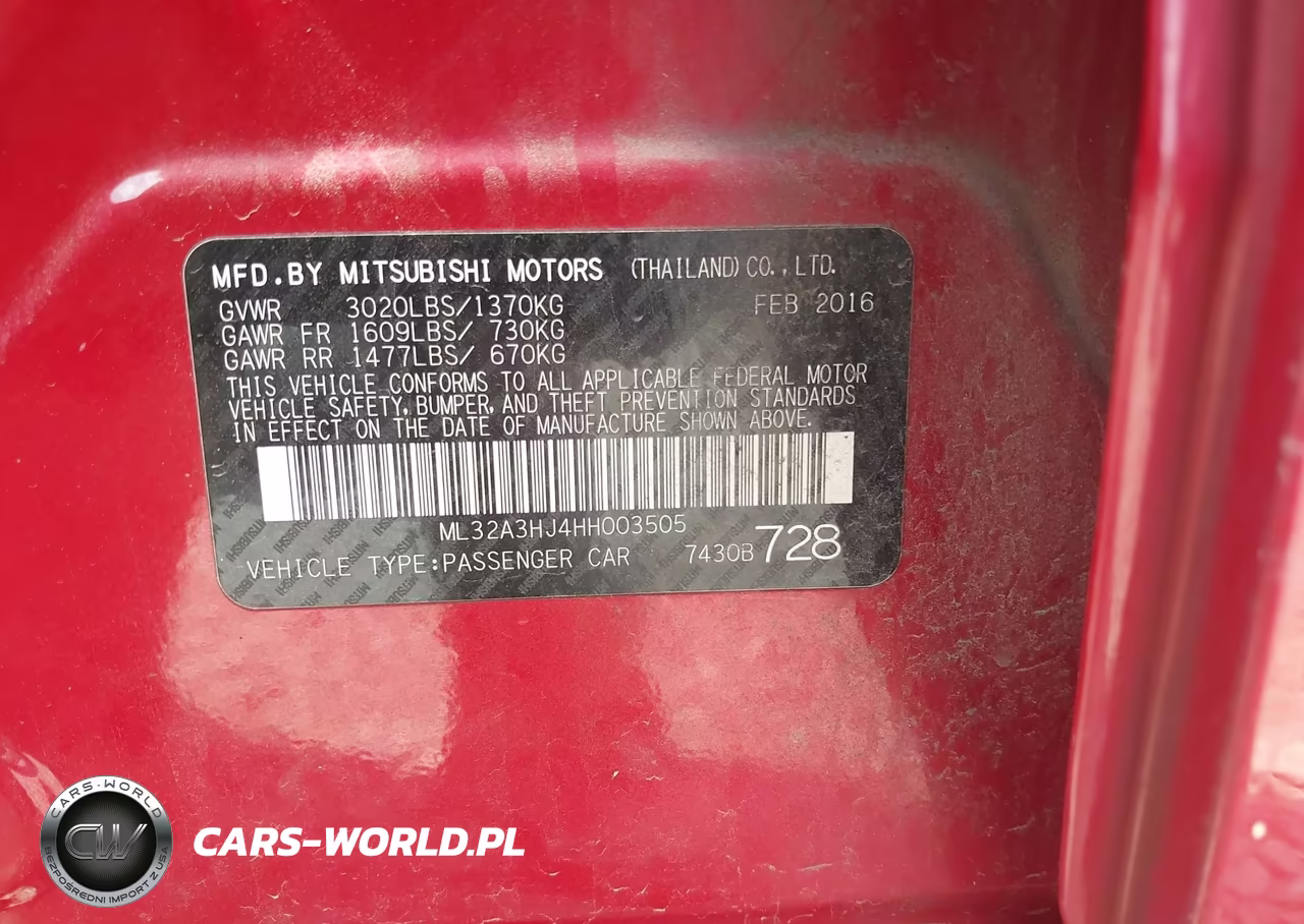 2017 Mitsubishi Mirage Es VIN:ML32A3HJ4HH003505 - 9