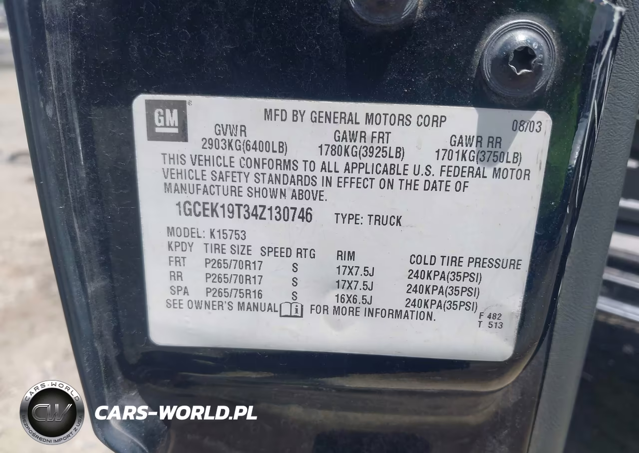 2004 Chevrolet Silverado 1500 Z71 VIN:1GCEK19T34Z130746 - 9