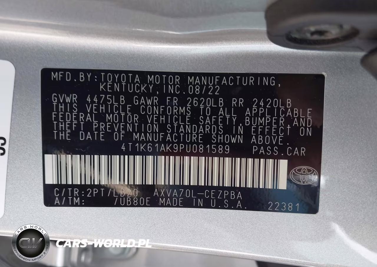 2023 Toyota Camry Xse VIN:4T1K61AK9PU081589 - 9