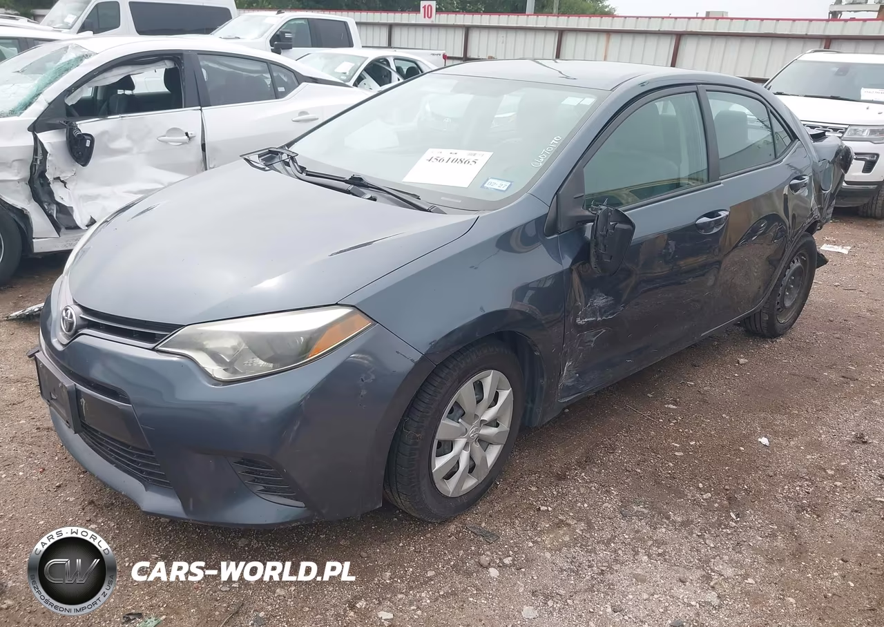 2015 Toyota Corolla Le VIN:2T1BURHE6FC371017 - 2