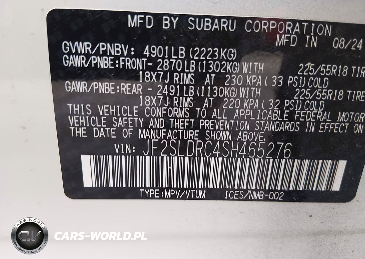 2025 Subaru Forester Limited VIN:JF2SLDRC4SH465276 - 9