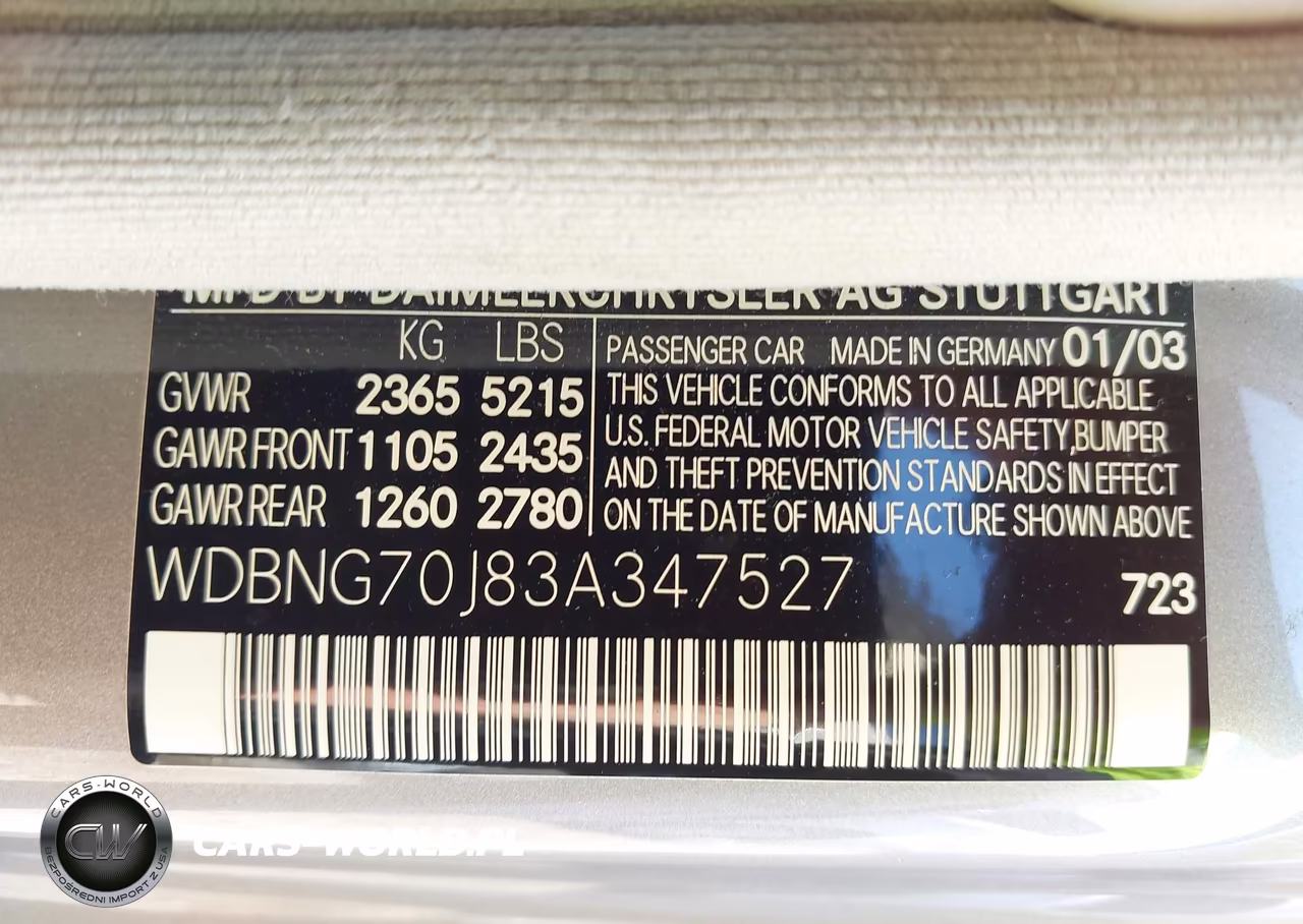2003 Mercedes-Benz S 430 VIN:WDBNG70J83A347527 - 9