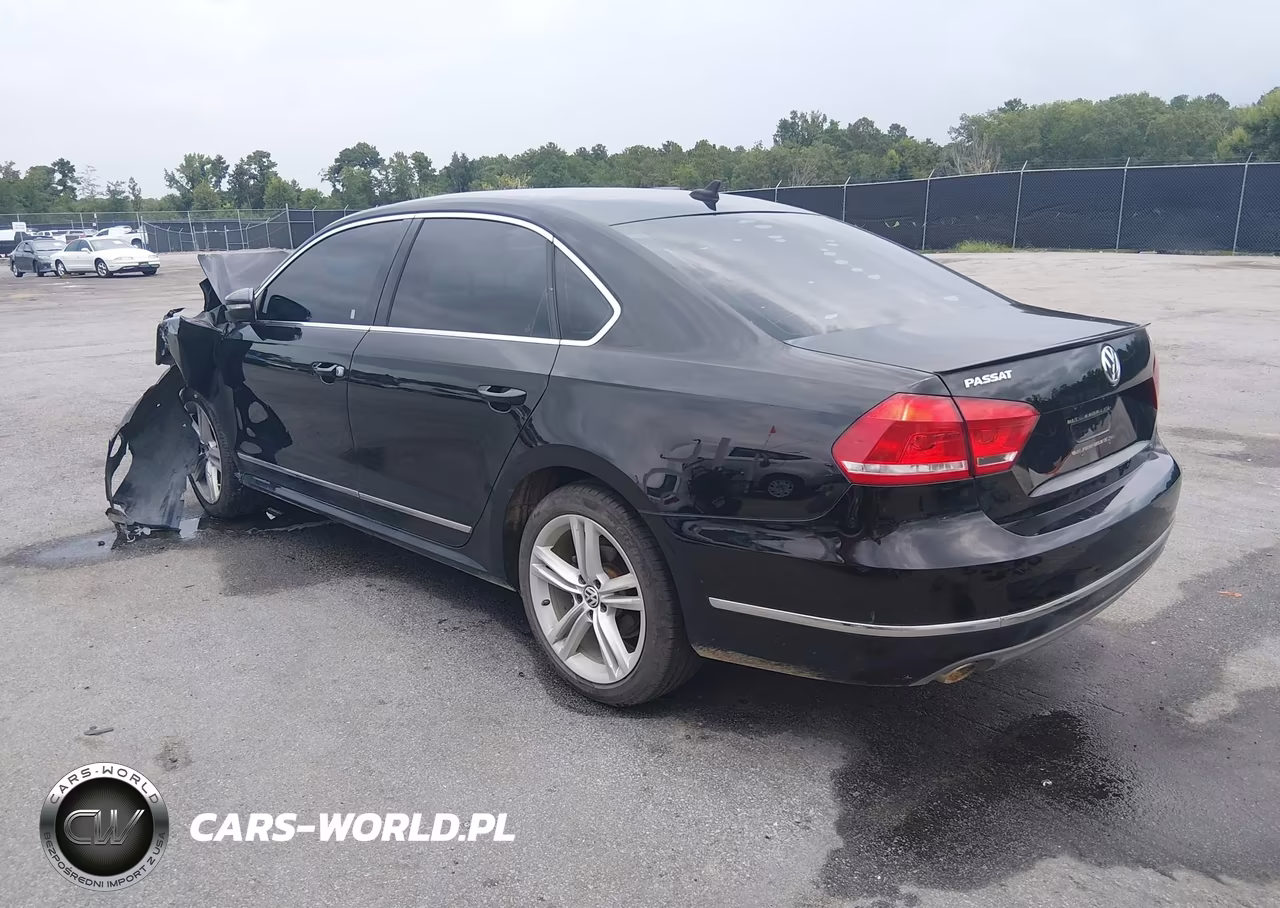 2012 Volkswagen Passat 2.0L Tdi Se VIN:1VWBN7A32CC038647 - 3