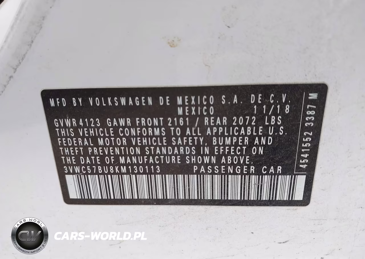 2019 Volkswagen Jetta 1.4T R-Line-1.4T S-1.4T Se VIN:3VWC57BU8KM130113 - 9