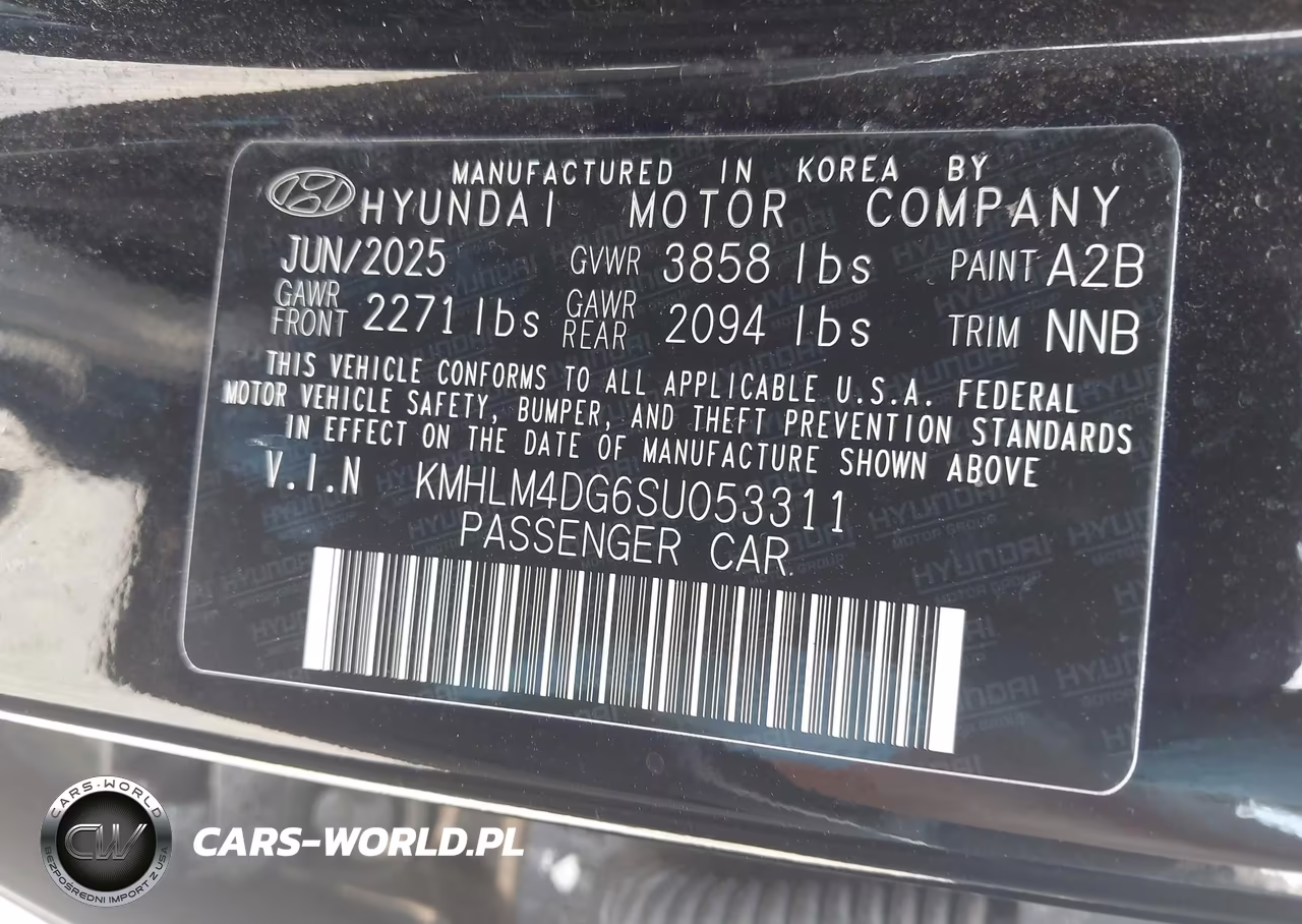 2025 Hyundai Elantra Sel Sport VIN:KMHLM4DG6SU053311 - 9