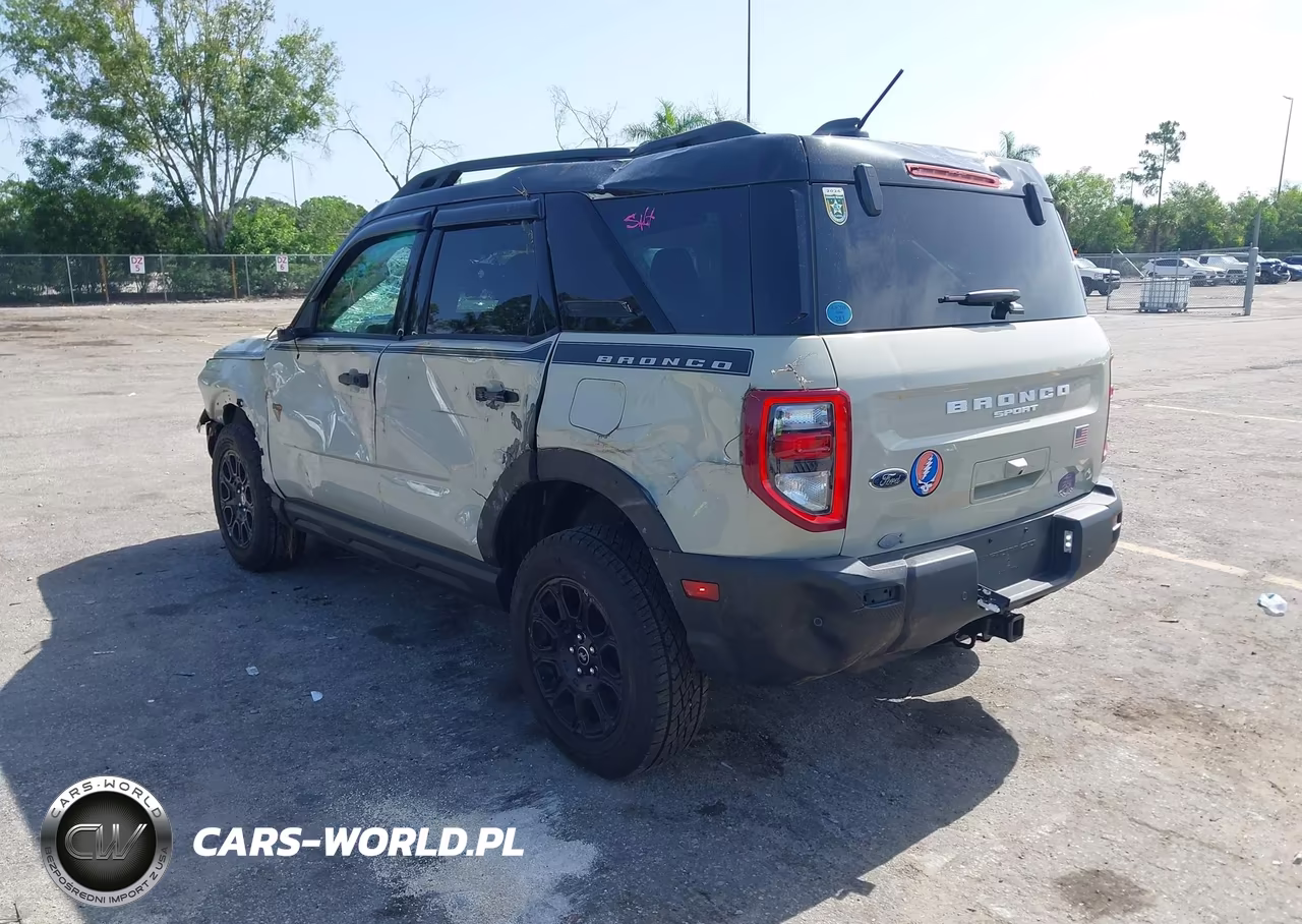 2025 Ford Bronco Sport Badlands VIN:3FMCR9DA7SRF01749 - 3