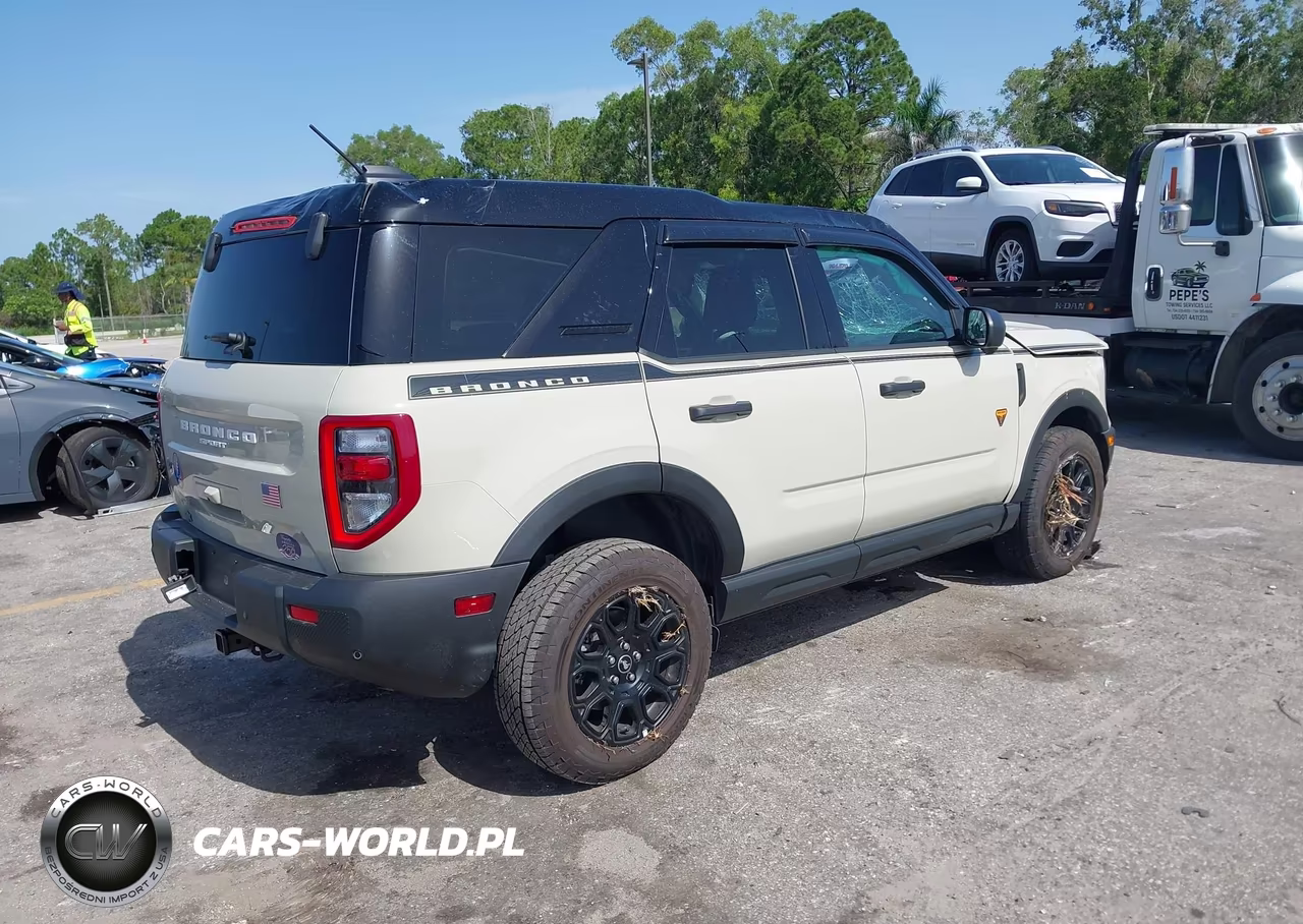 2025 Ford Bronco Sport Badlands VIN:3FMCR9DA7SRF01749 - 4