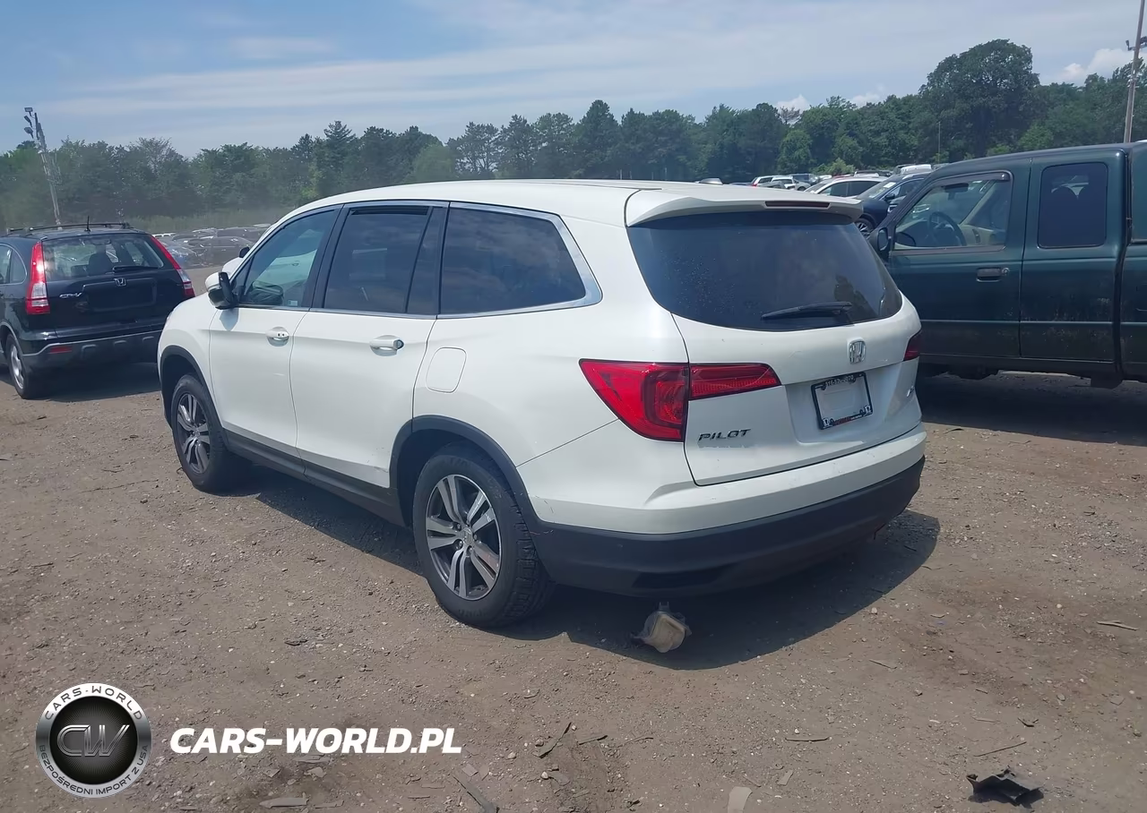 2018 Honda Pilot Ex-L VIN:5FNYF6H72JB063318 - 3