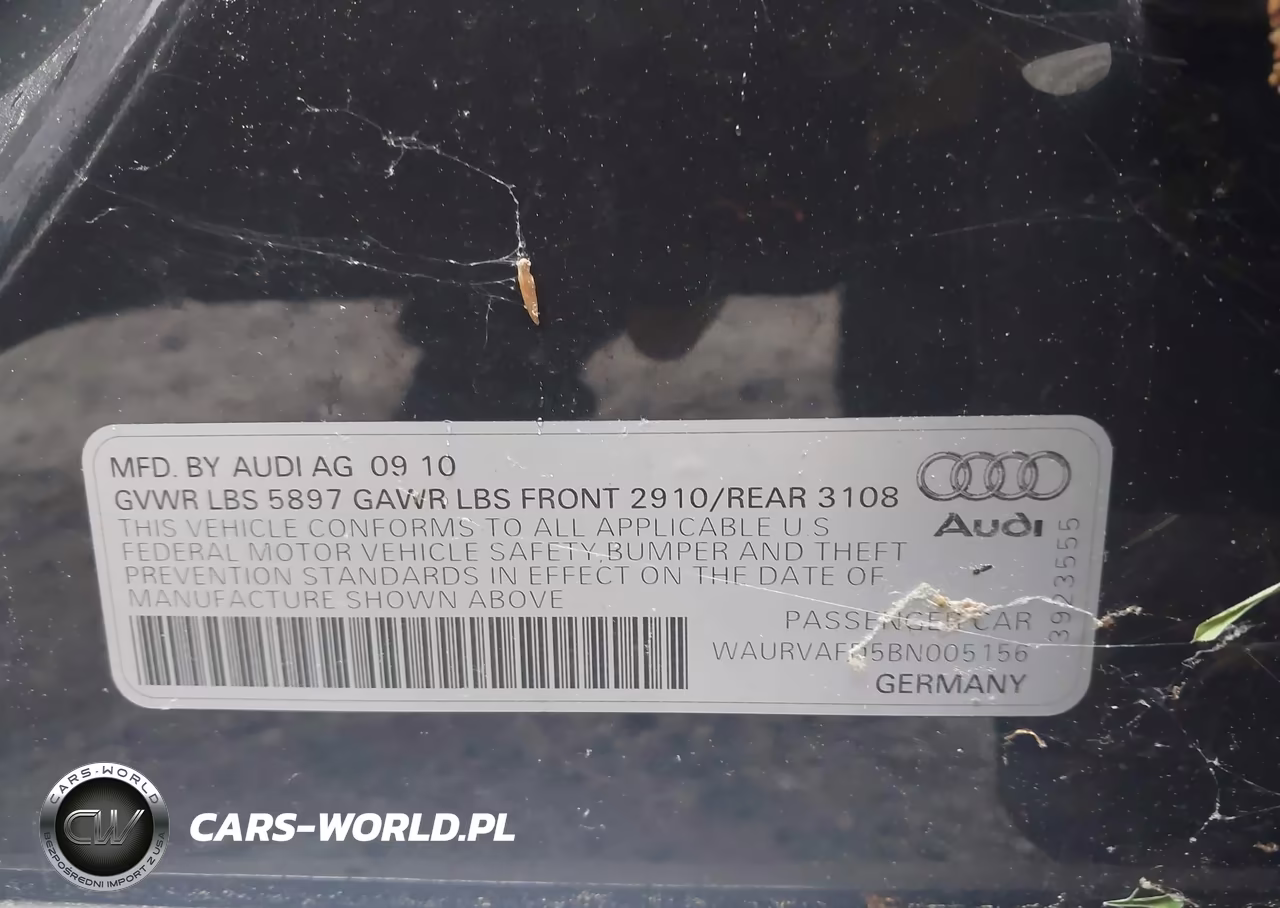 2011 Audi A8 L 4.2 VIN:WAURVAFD5BN005156 - 9