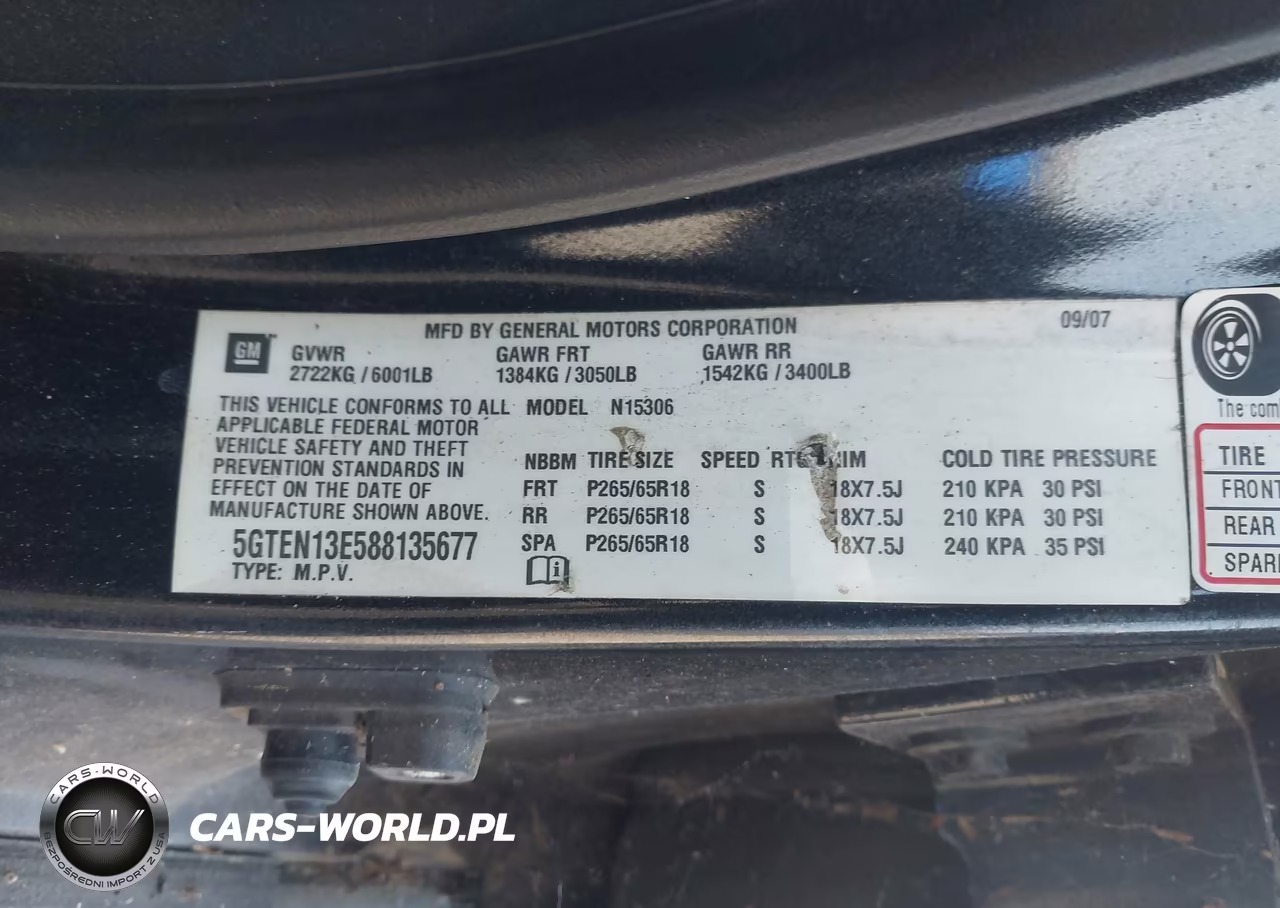 2008 Hummer H3 Suv H3X VIN:5GTEN13E588135677 - 9