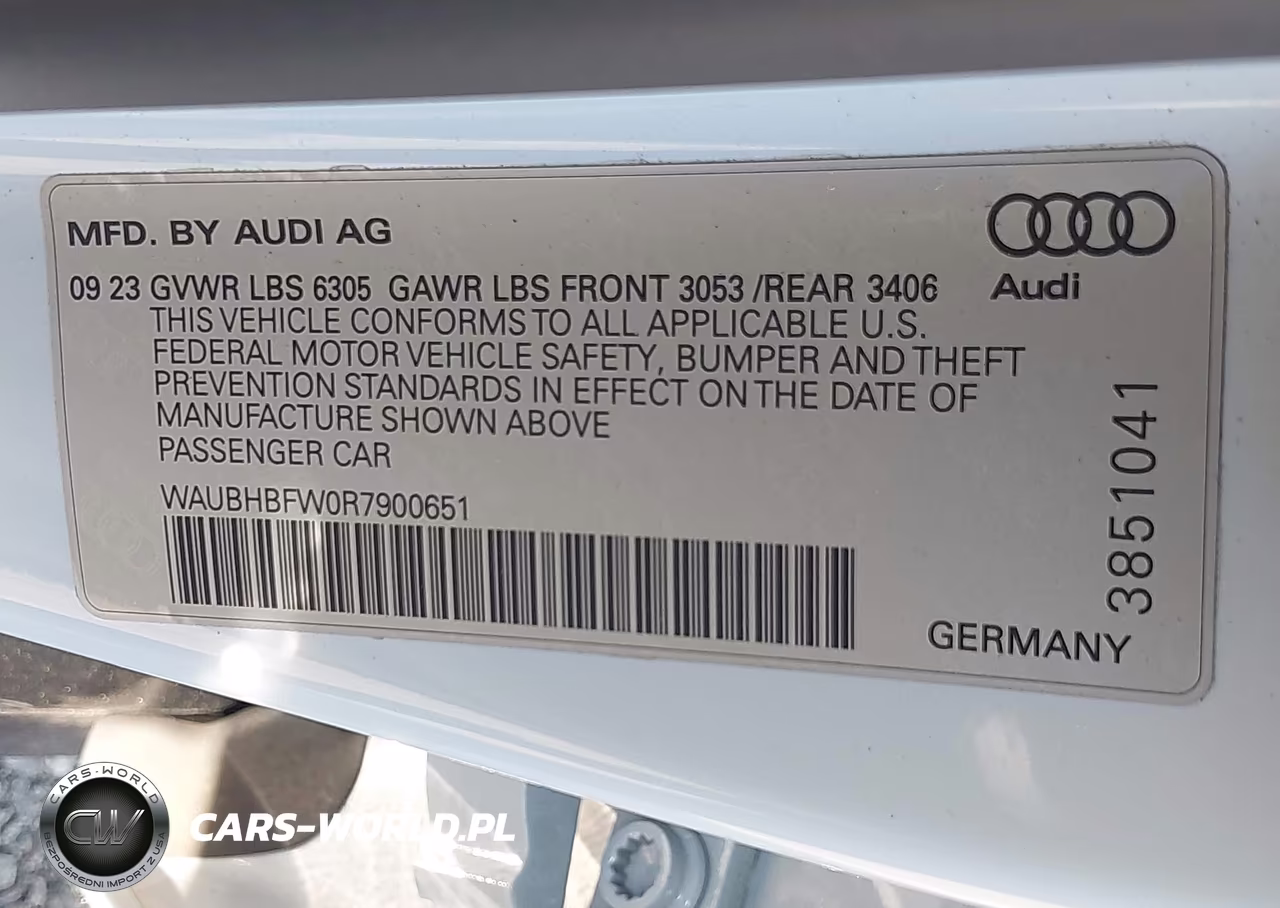 2024 Audi Rs E-Tron Gt Quattro VIN:WAUBHBFW0R7900651 - 9