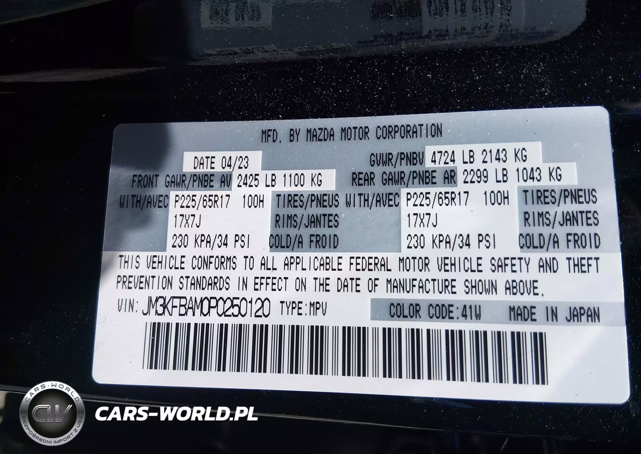 2023 Mazda Cx-5 2.5 S VIN:JM3KFBAM0P0250120 - 9