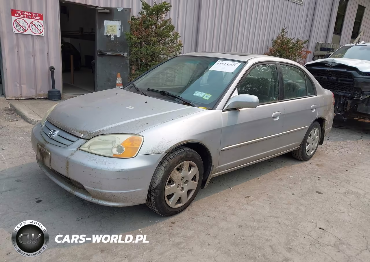 2002 Honda Civic Ex VIN:2HGES26832H569157 - 2
