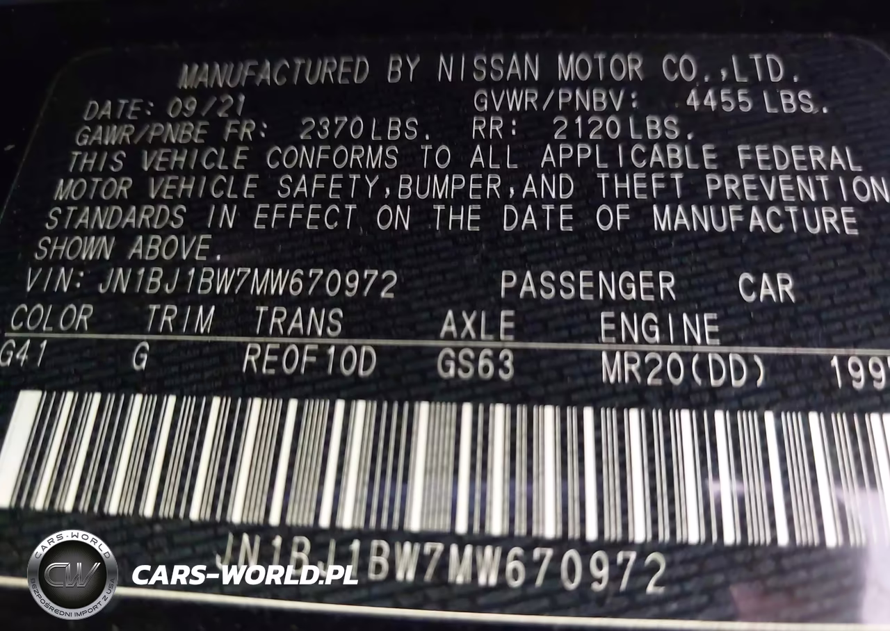 2021 Nissan Rogue Sport Sv Awd Xtronic Cvt VIN:JN1BJ1BW7MW670972 - 9