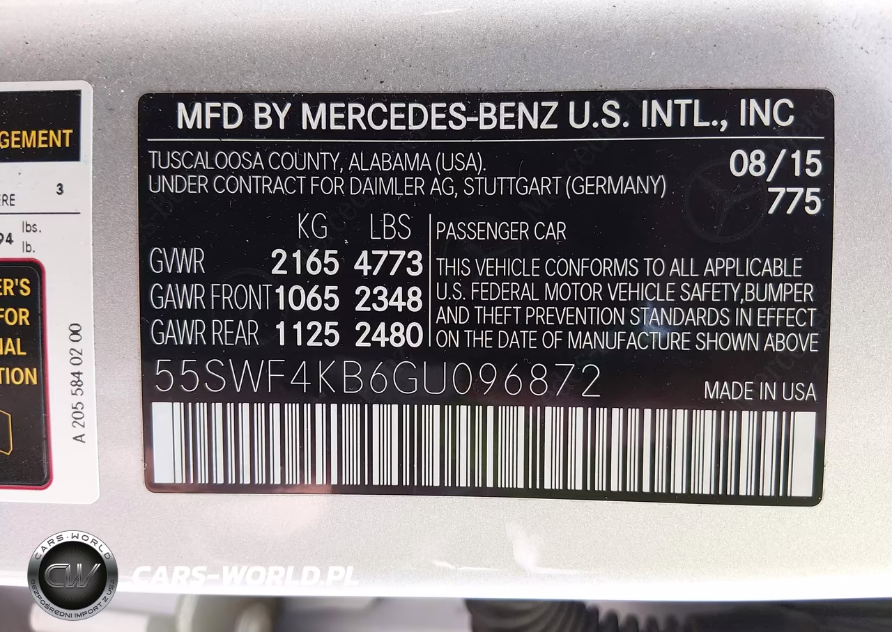 2016 Mercedes-Benz C 300 4Matic VIN:55SWF4KB6GU096872 - 9