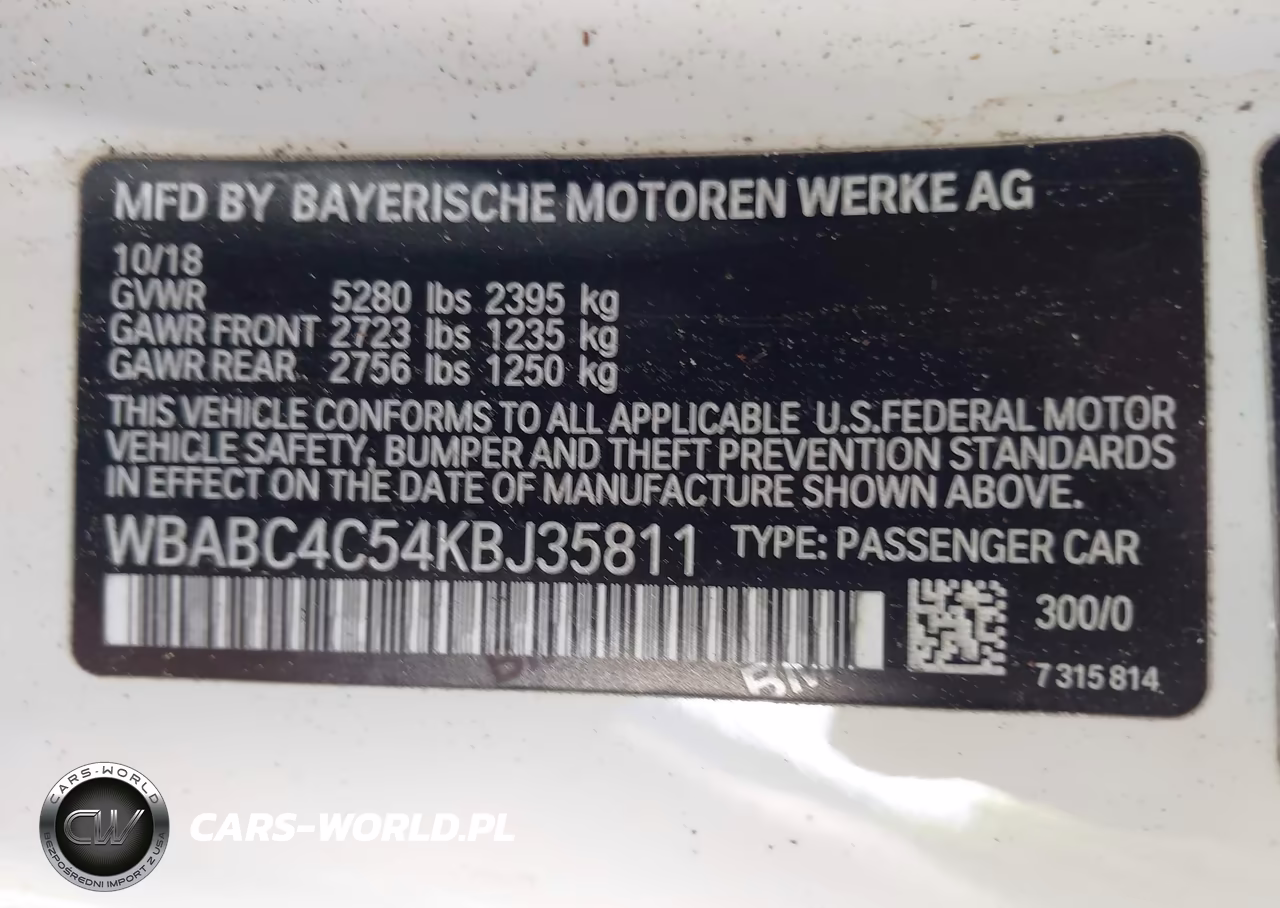 2019 BMW M850I xDrive VIN:WBABC4C54KBJ35811 - 9