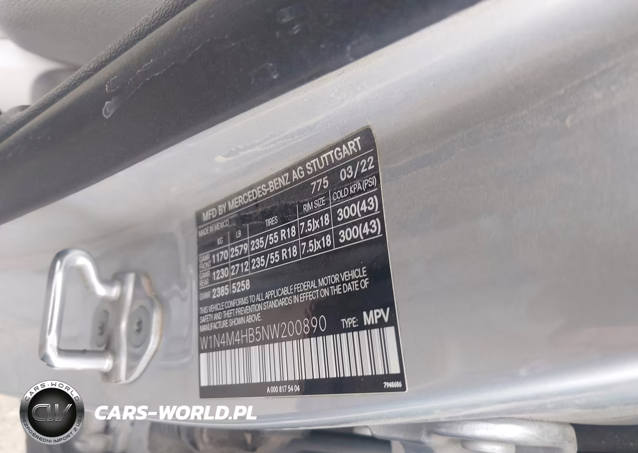 2022 Mercedes-Benz Glb 250 4Matic VIN:W1N4M4HB5NW200890 - 9
