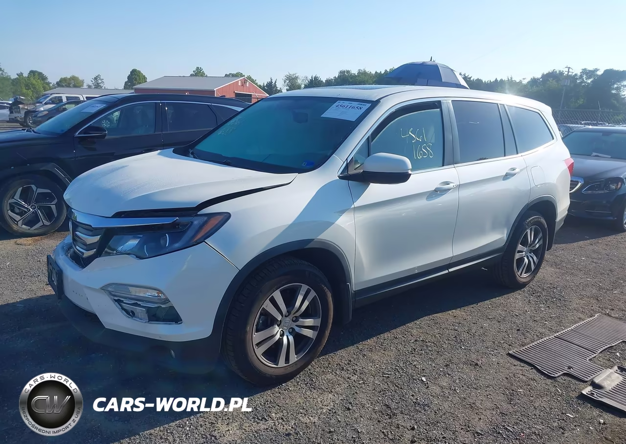 2017 Honda Pilot Ex-L VIN:5FNYF6H56HB044974 - 2