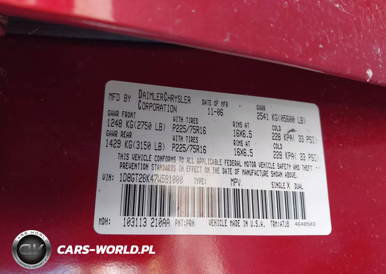 2007 Dodge Nitro Sxt VIN:1D8GT28K47W591000 - 9