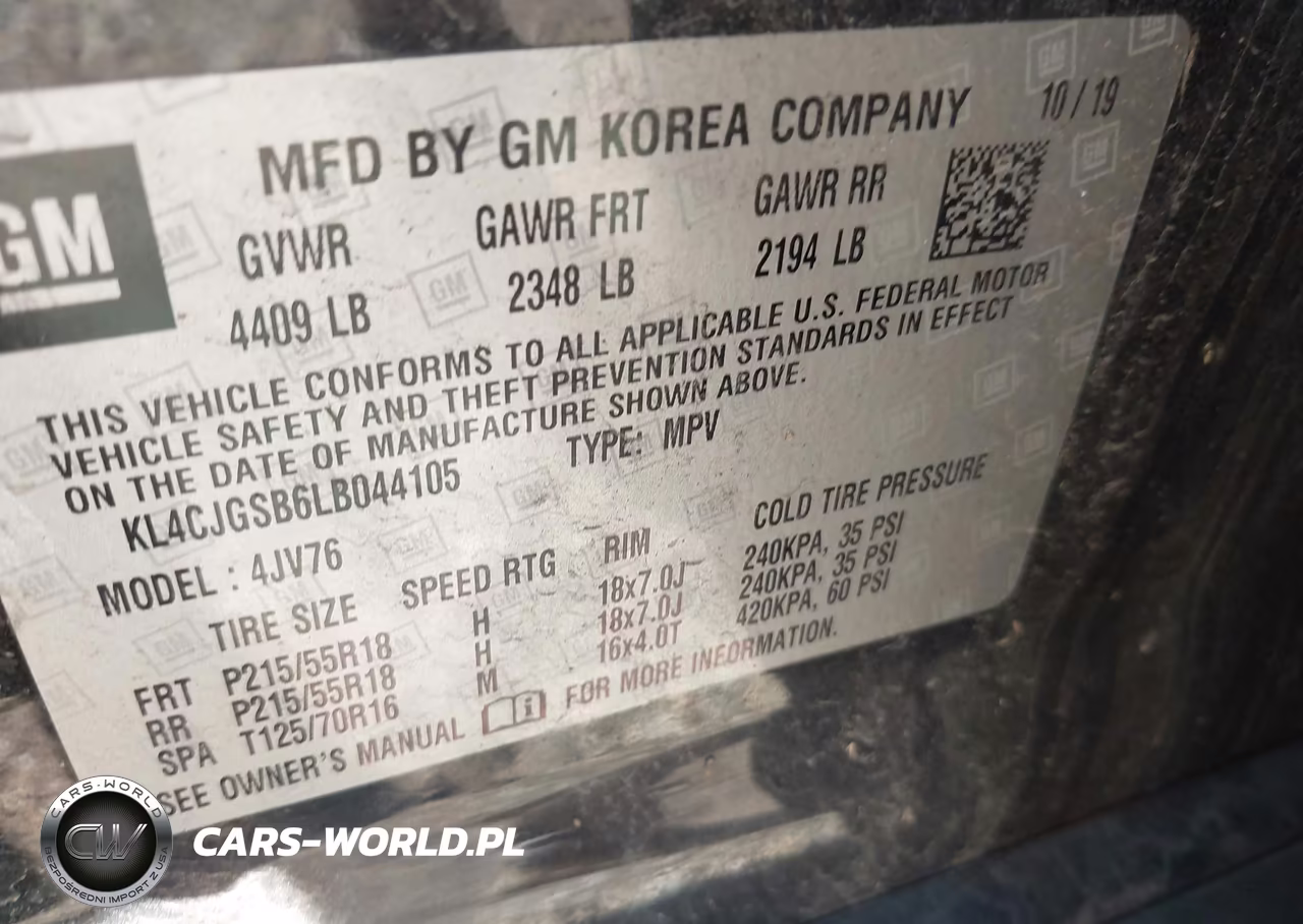 2020 Buick Encore Awd Essence VIN:KL4CJGSB6LB044105 - 9