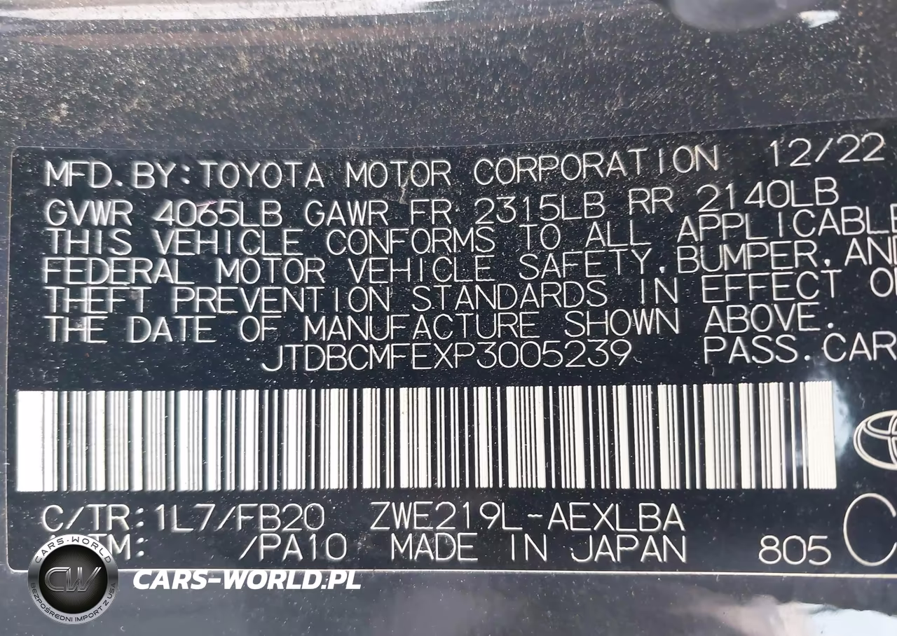 2023 Toyota Corolla Hybrid Le VIN:JTDBCMFEXP3005239 - 9