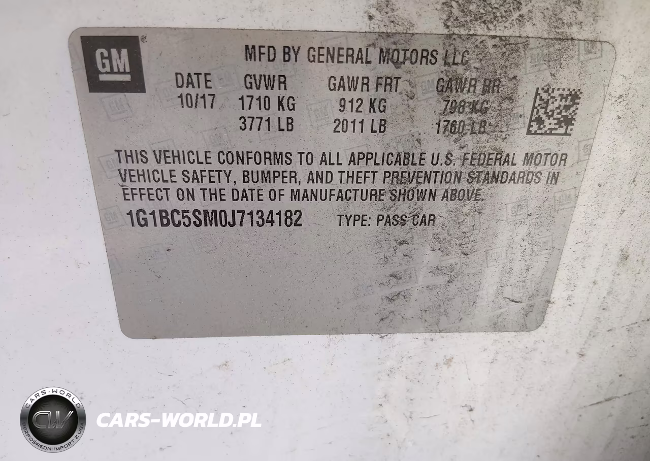 2018 Chevrolet Cruze Ls Auto VIN:1G1BC5SM0J7134182 - 9