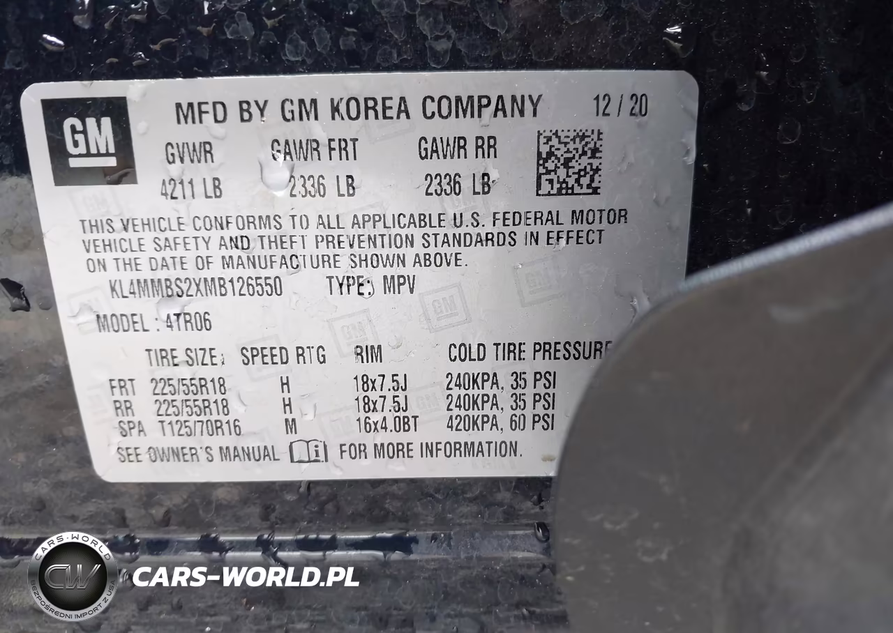 2021 Buick Encore Gx Fwd Preferred VIN:KL4MMBS2XMB126550 - 9