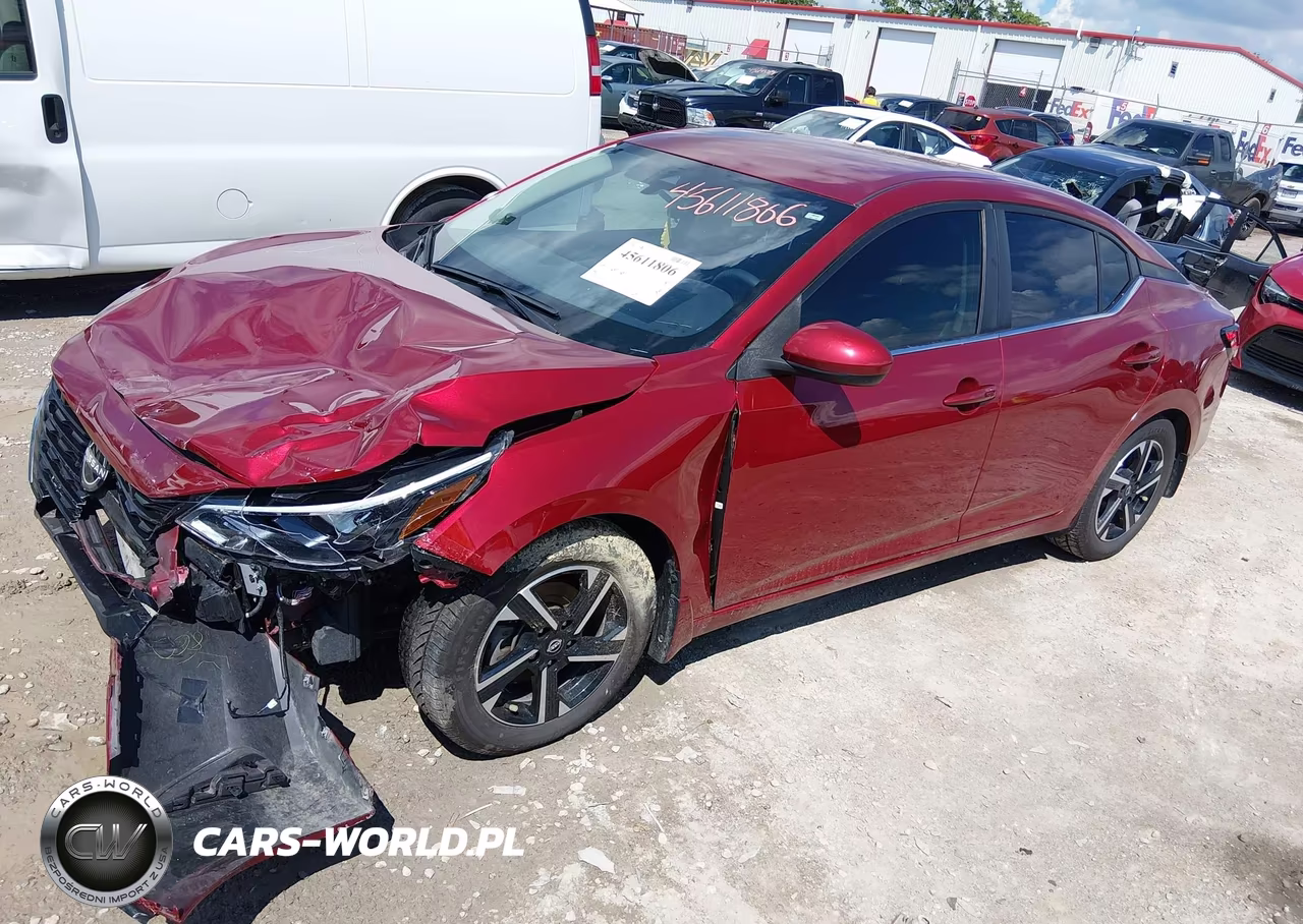 2024 Nissan Sentra Sv Xtronic Cvt VIN:3N1AB8CV9RY284447 - 2