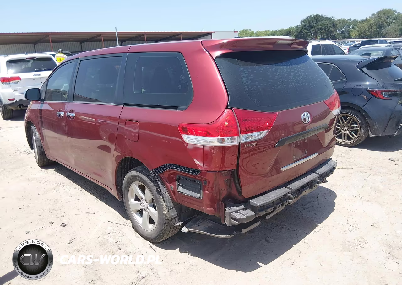 2013 Toyota Sienna L V6 7 Passenger VIN:5TDZK3DC0DS280271 - 3