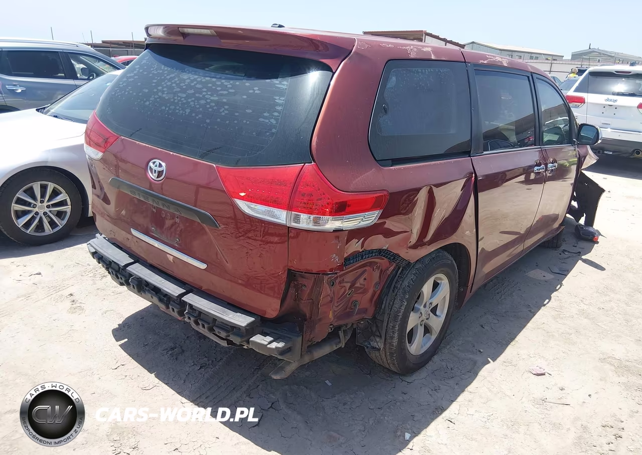 2013 Toyota Sienna L V6 7 Passenger VIN:5TDZK3DC0DS280271 - 4