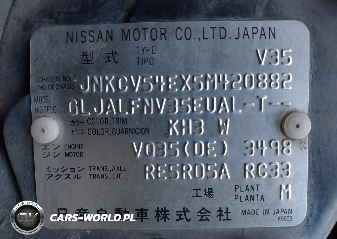 2005 Infiniti G35 VIN:JNKCV54EX5M420882 - 9
