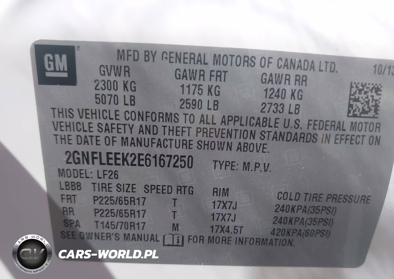 2014 Chevrolet Equinox Ls VIN:2GNFLEEK2E6167250 - 9