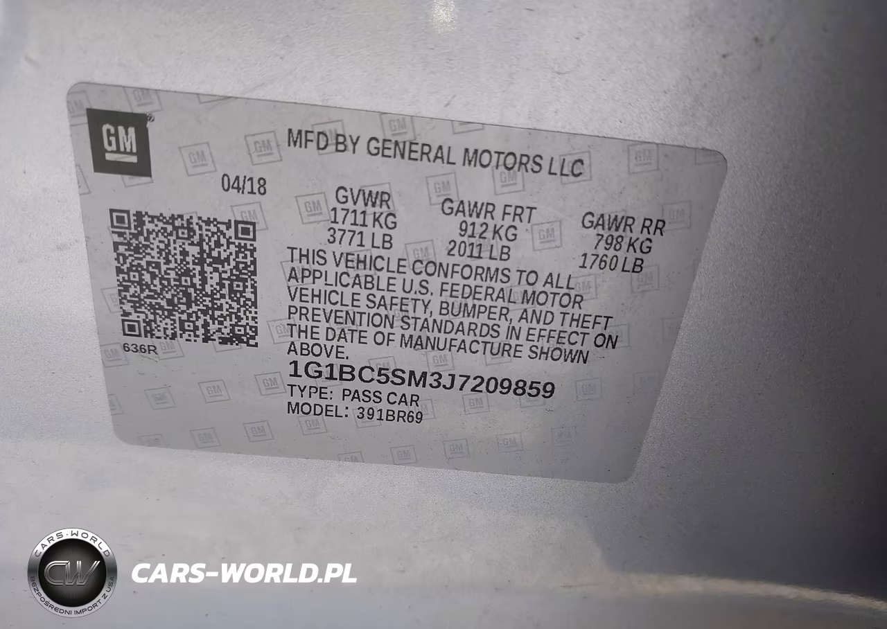 2018 Chevrolet Cruze Ls Auto VIN:1G1BC5SM3J7209859 - 9