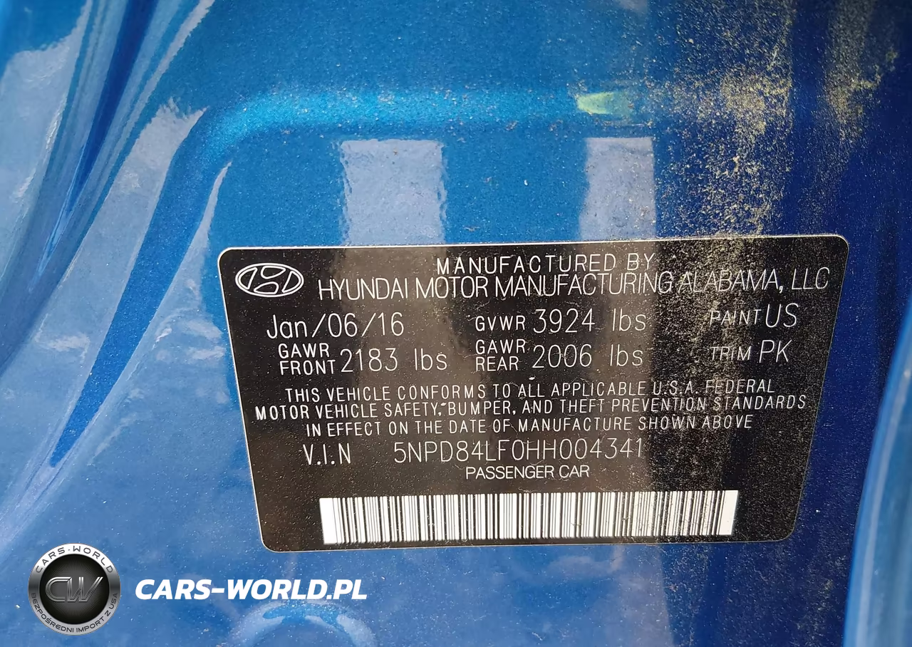 2017 Hyundai Elantra Se VIN:5NPD84LF0HH004341 - 9