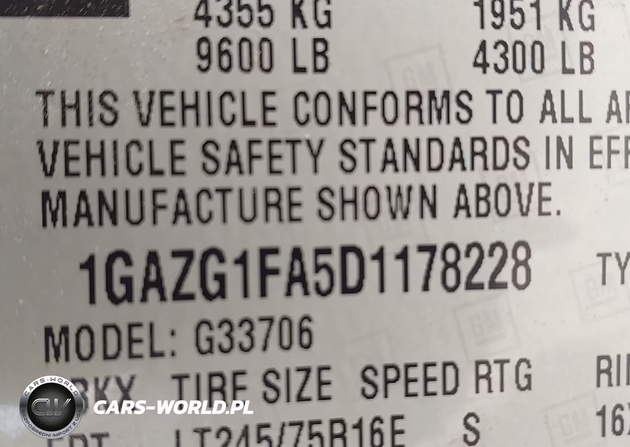 2013 Chevrolet Express 3500 Lt VIN:1GAZG1FA5D1178228 - 9