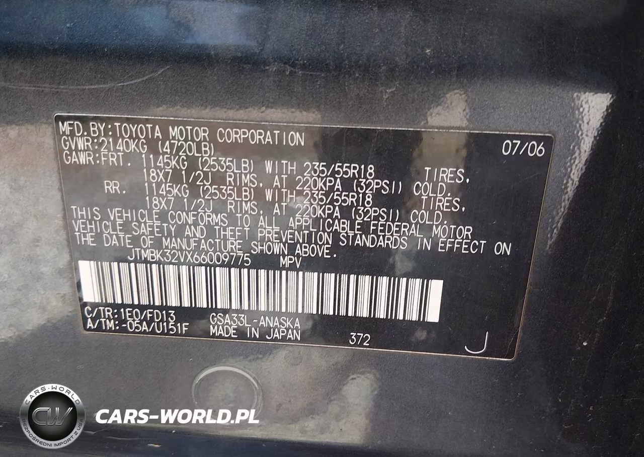 2006 Toyota Rav4 Sport V6 VIN:JTMBK32VX66009775 - 9